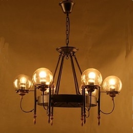 アートガラスボールラウンドビーンストークシャンデリア