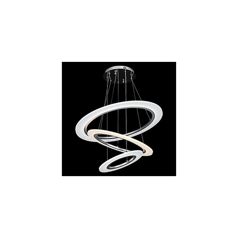3リングDIYシェイプアクリルペンダントライト天井ランプシャンデリア器具付き