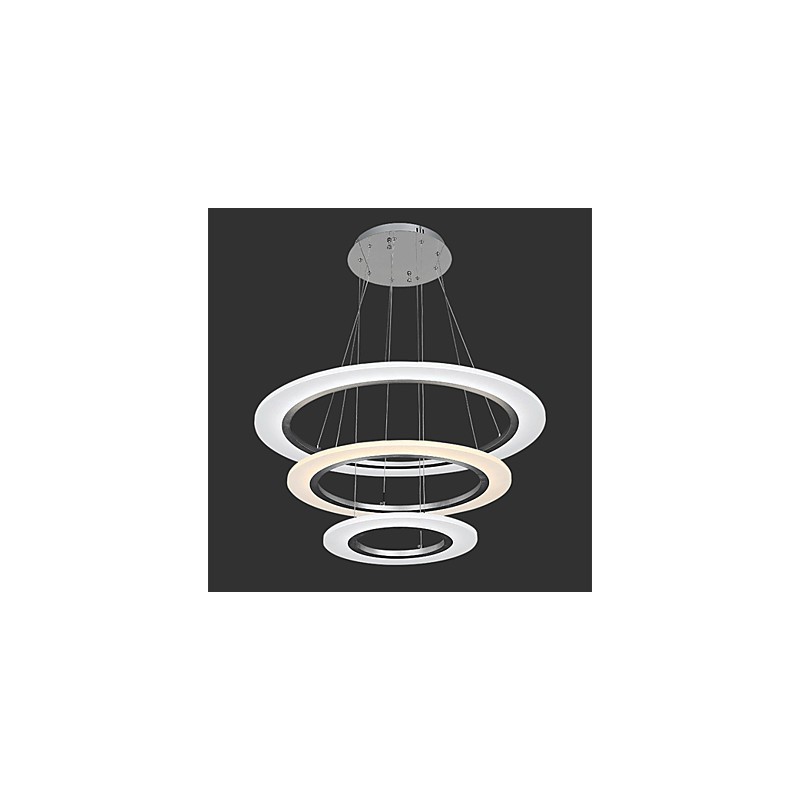 3リングDIYシェイプアクリルペンダントライト天井ランプシャンデリア器具付き