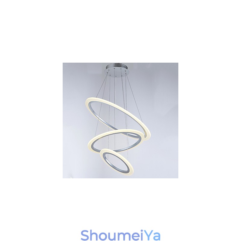 3リングDIYシェイプアクリルペンダントライト天井ランプシャンデリア照明