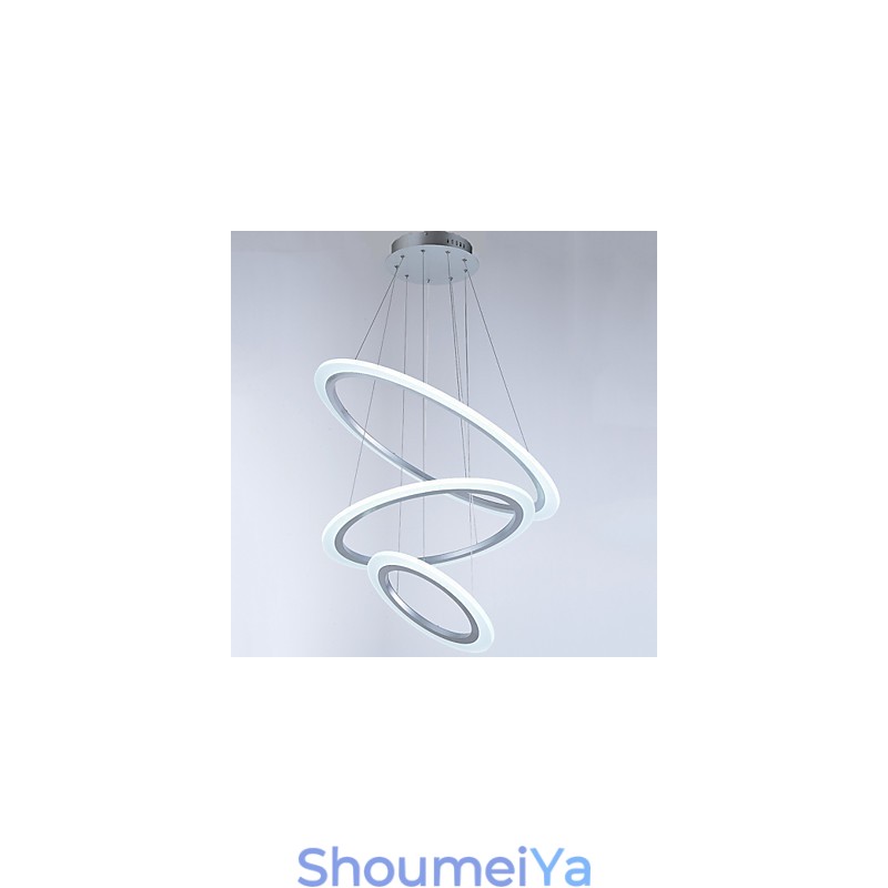 3リングDIYシェイプアクリルペンダントライト天井ランプシャンデリア照明