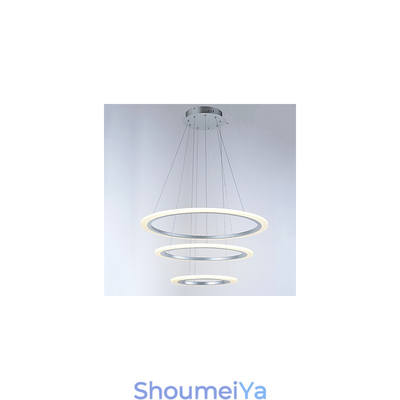 3リングDIYシェイプアクリルペンダントライト天井ランプシャンデリア照明