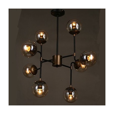 アートガラスボールラウンドビーンストークシャンデリア