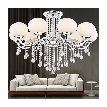 シャンデリア クリスタル ラグジュアリー モダン リビング 9 ライト