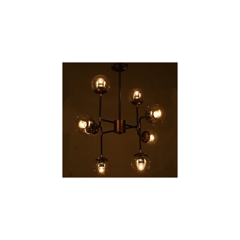 アートガラスボールラウンドビーンストークシャンデリア