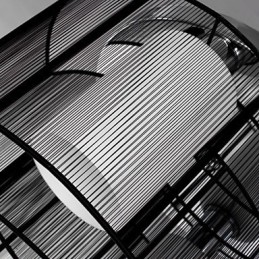 天井ライト モダンデザイン 2灯 ブラック