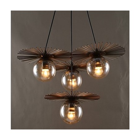 アートガラスボールラウンドビーンストークシャンデリア