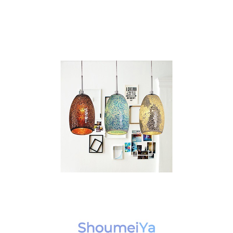 伝統的なクラシックなヴィンテージペイントメタルペンダントライト