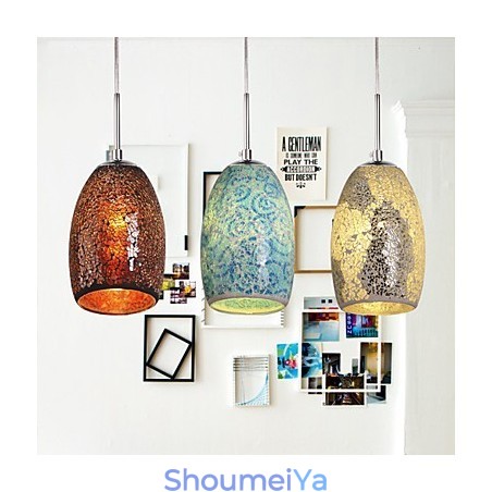 伝統的なクラシックなヴィンテージペイントメタルペンダントライト