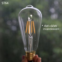 ペンダントライト ヴィンテージ 3灯 ST64電球付属 上下システム