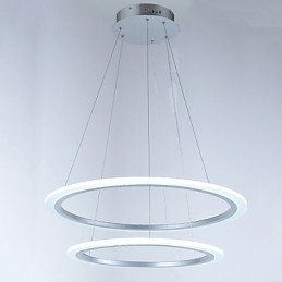 モダンな2リングペンダントライトシャンデリア照明器具