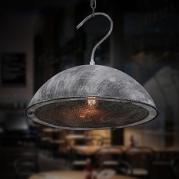 ランプシェード ブラック 錬鉄製シャンデリア 工業用倉庫 カフェ 蓋付きシェード シャンデリア