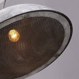 ランプシェード ブラック 錬鉄製シャンデリア 工業用倉庫 カフェ 蓋付きシェード シャンデリア