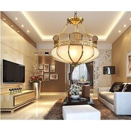 クラシックな銅製半天井ランプ銅製ポーチ