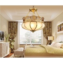 クラシックな銅製半天井ランプ銅製ポーチ