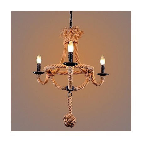 伝統的クラシック素朴なロッジヴィンテージレトロカントリーペインティングメタルシャンデリア