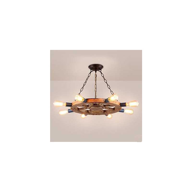 懐かしい鉄樹脂シャンデリア