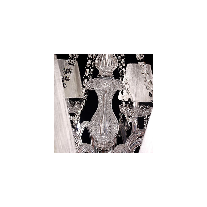 シャンデリア クリスタル ラグジュアリー モダン リビング 8 ライト