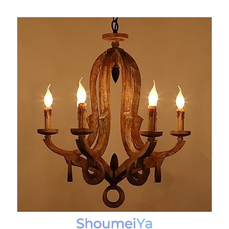 ヴィンテージ レトロ ミニ スタイル ペインティング メタル シャンデリア