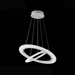 アクリルペンダントライト天井吊り下げシャンデリアランプ器具2リング付き
