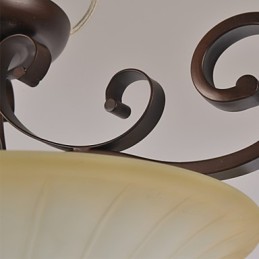 5 ヴィンテージ ミニ スタイル ペインティング メタル ペンダント ライト