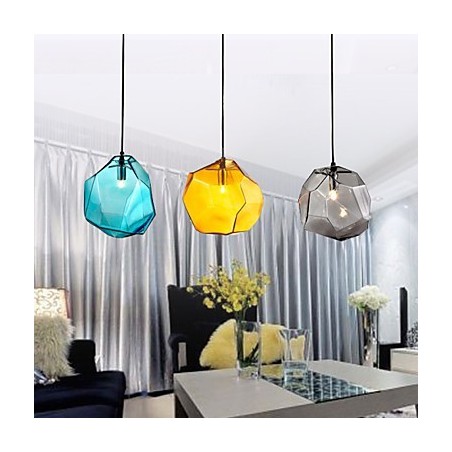 ペンダント 3 ライト イタリアスタイル 透明電気メッキ