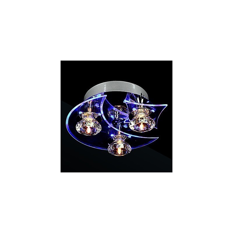 シャンデリア モダン クリスタル リビング 3 ライト