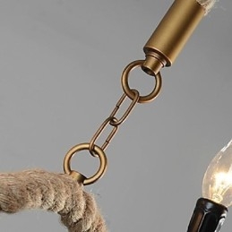 伝統的クラシックヴィンテージレトロランタンカントリー電気メッキメタルペンダントライト