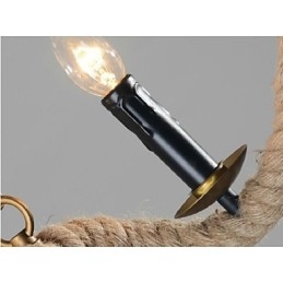 伝統的クラシックヴィンテージレトロランタンカントリー電気メッキメタルペンダントライト