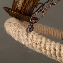 ヴィンテージカントリーペイントメタルペンダントライトガレージ