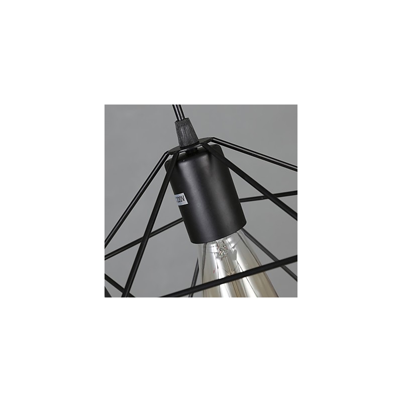 幾何学的なラインダイヤモンド錬鉄シャンデリアペンダントライトモダンコンテンポラリー