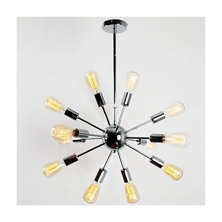 電気メッキ金属シャンデリア