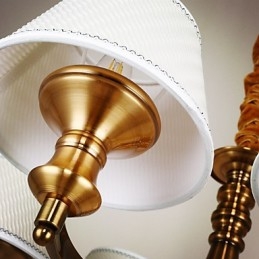 ラスティックロッジ ヴィンテージ ミニスタイル 電気メッキメタルシャンデリア