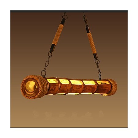 コーヒーガーデン装飾彫刻竹シャンデリア