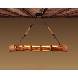 コーヒーガーデン装飾彫刻竹シャンデリア