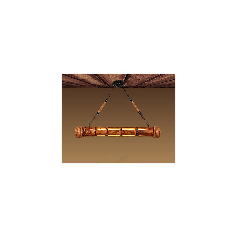 コーヒーガーデン装飾彫刻竹シャンデリア