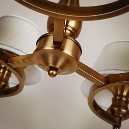 ラスティックロッジ ヴィンテージ ミニスタイル 電気メッキメタルシャンデリア