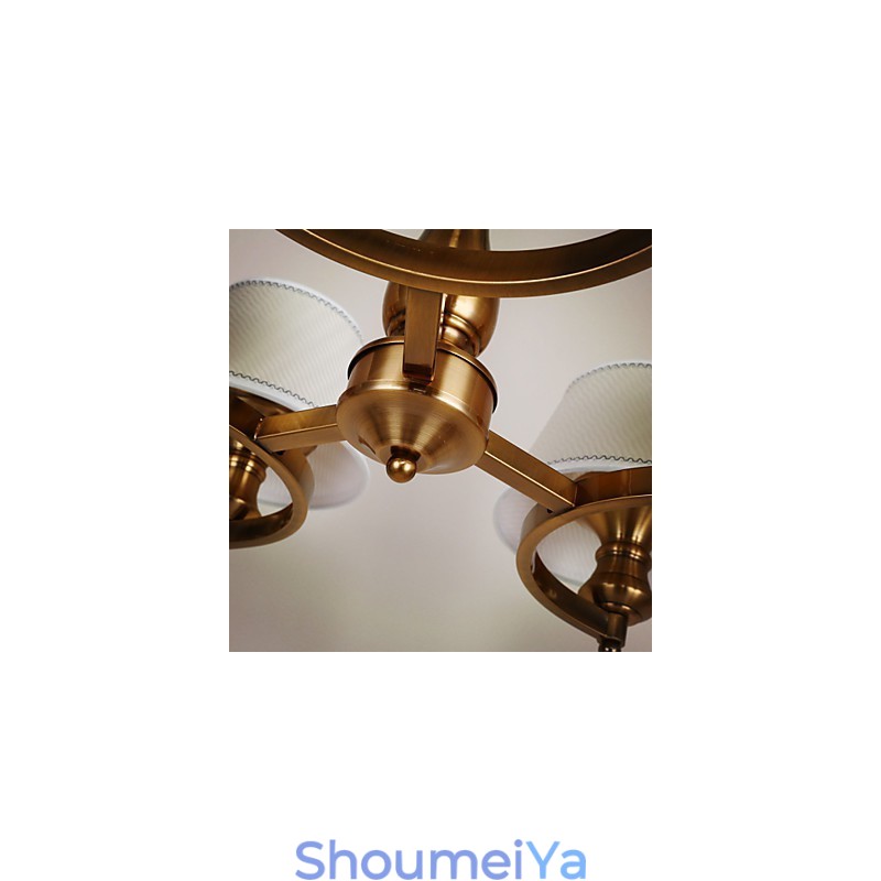 ラスティックロッジ ヴィンテージ ミニスタイル 電気メッキメタルシャンデリア