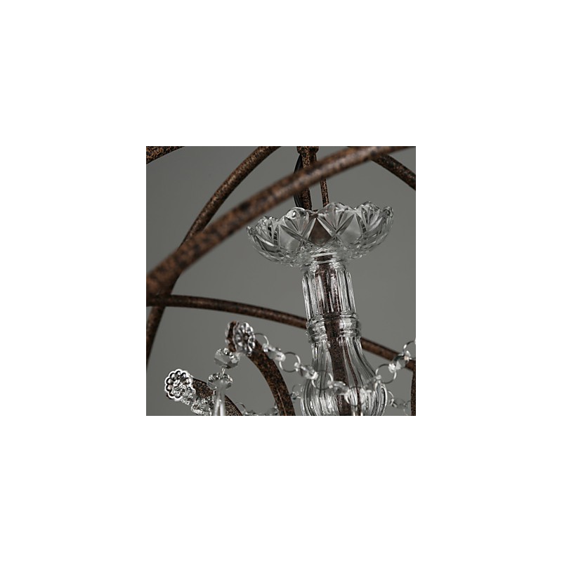 シャンデリア クリスタル 伝統的 クラシック メタル