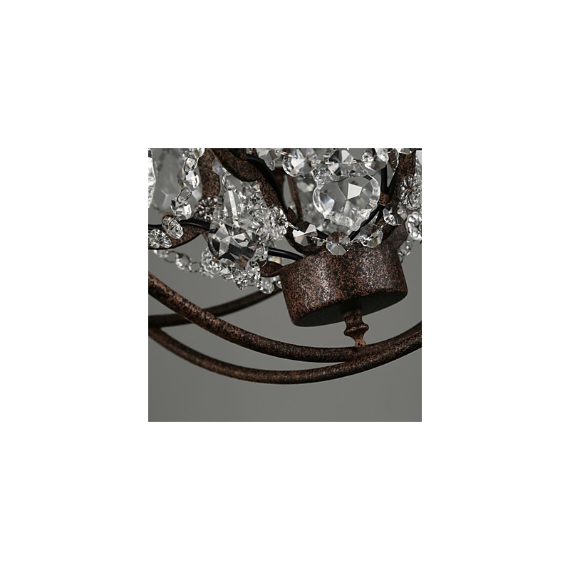 シャンデリア クリスタル 伝統的 クラシック メタル