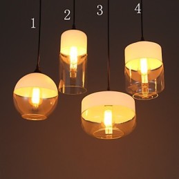 北欧のクリエイティブ階段店のアート錬鉄ガラスシャンデリアランプ