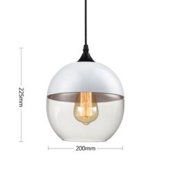 北欧のクリエイティブ階段店のアート錬鉄ガラスシャンデリアランプ