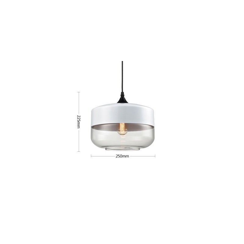 北欧のクリエイティブ階段店のアート錬鉄ガラスシャンデリアランプ