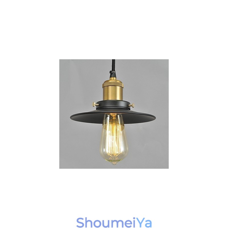 カントリーミニスタイルペインティングメタルペンダントライト