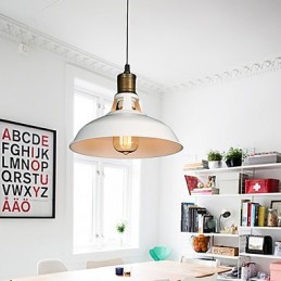 アメリカンカントリースタイルの独創的なシングルヘッド錬鉄製中空ドロップライトランプ