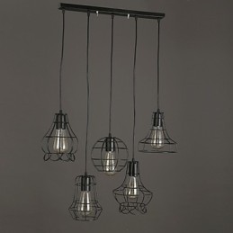 古代の方法を復元する独創性 シングルヘッド錬鉄シャンデリア