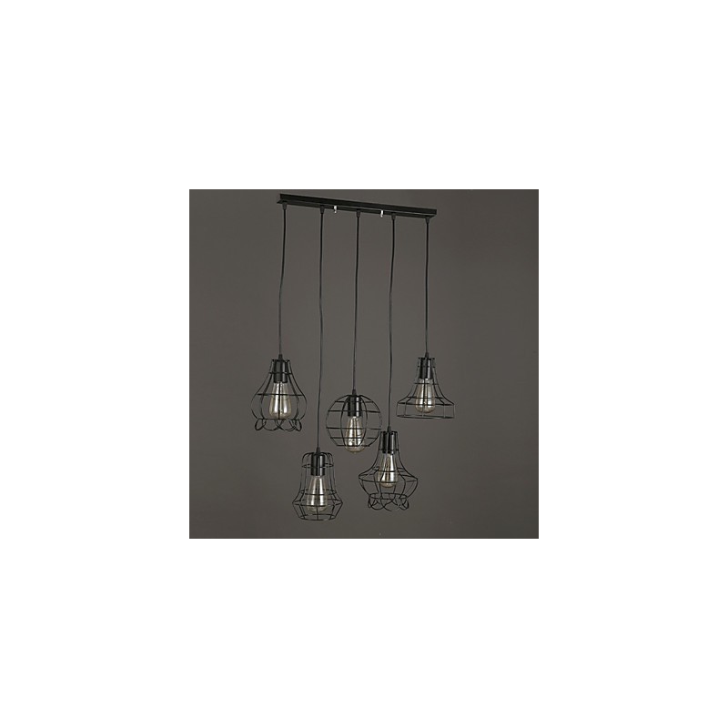 古代の方法を復元する独創性 シングルヘッド錬鉄シャンデリア