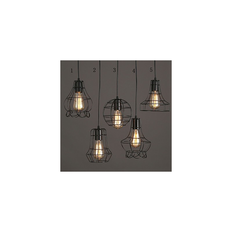 古代の方法を復元する独創性 シングルヘッド錬鉄シャンデリア